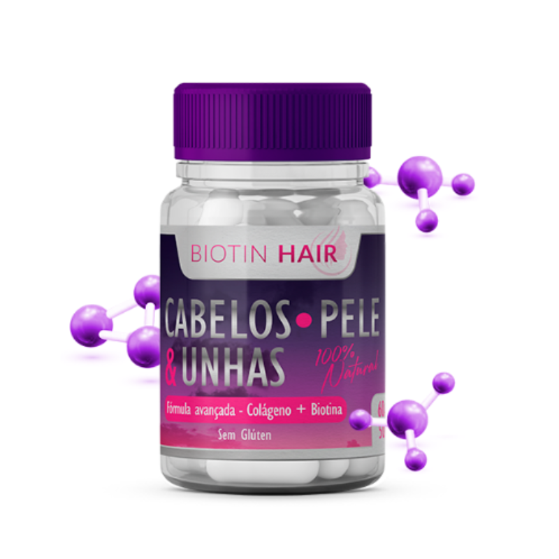 Biotin Hair — Suplemento para fortalecimento capilar